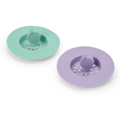 Tchibo - 2 Silikon-Abflusssiebe - türkis Tchibo - 2 Silikon-Abflusssiebe - türkis