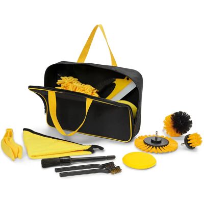 Tchibo - Auto-Reinigungs-Set - schwarz Tchibo - Auto-Reinigungs-Set - schwarz