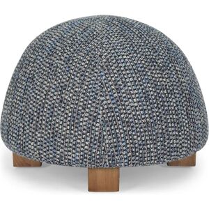 NV GALLERY Pouf TORTUGA - Pouf, Tweed in Seeblau, H37  Blau / Grau / Braun