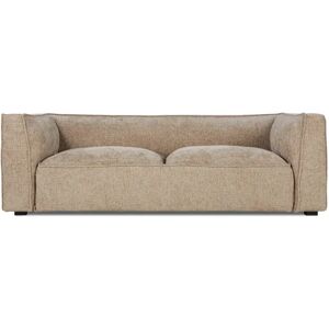 NV GALLERY 3-Sitzer-Sofa AUSTER - 3-Sitzer-Sofa, Tweed in Macchiato Taupe, B220  Taupe / Schwarz