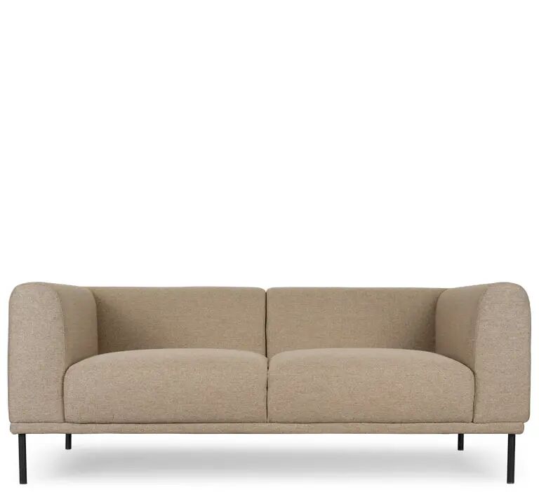 NV GALLERY 2-Sitzer-Sofa DRIES  Taupe / Schwarz