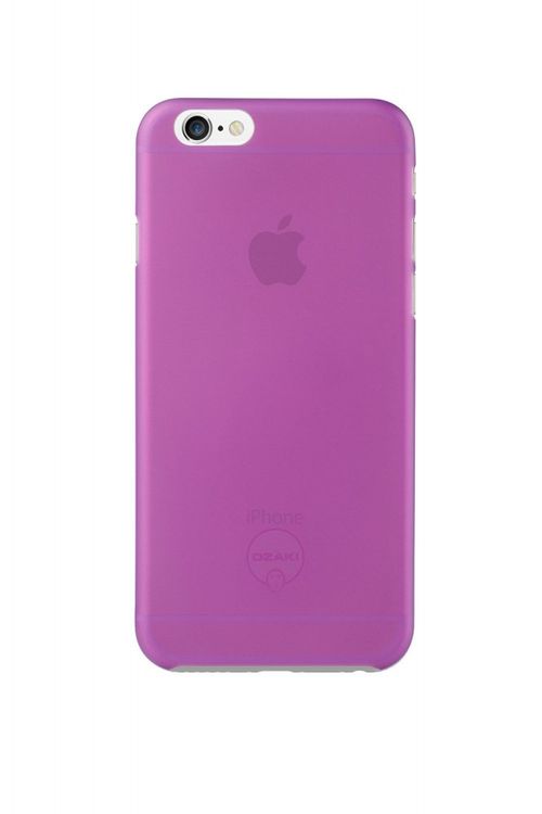 Ozaki OC555PU O!Coat Jelly Cover Hülle, iPhone 6 6S, Violett