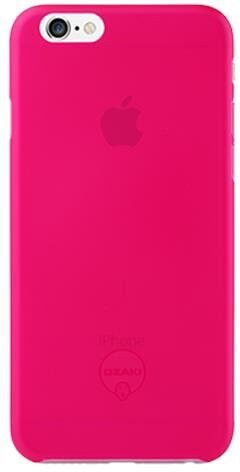 Ozaki OC555PK O!Coat Jelly Cover Hülle, iPhone 6 6S, Pink