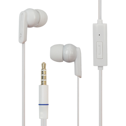 Mline Root Stereo Headset Kopfhörer weiss, iPhone und Smartphone