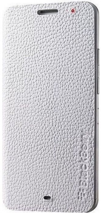 Blackberry ACC-57201-002 Leder Flip Wallet Cover für Z30 in weiss