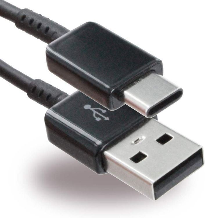 Samsung Bulk EP-DG950 Schnellladekabel 1,2m USB-C für GALAXY S20 S10/S9 S8 A9 A7 Note 20 10 - schwarz