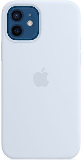 Apple MKTT3ZM/A Magsafe Silikon Mikrofaser Cover Hülle für iPhone 12 / Pro - Wolkenblau