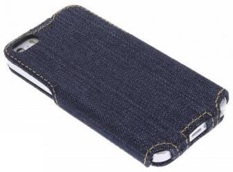 Diesel Scissor Flip Tasche Denim Indigo für iPhone 5/5S