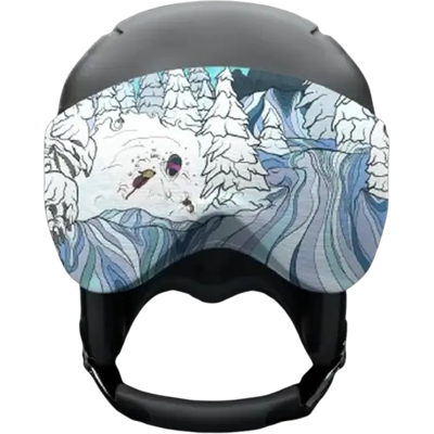 Gogglesoc Visorsoc Helm Visor Cover (Into The White Room) Gogglesoc Visorsoc Helm Visor Cover (Into The White Room)