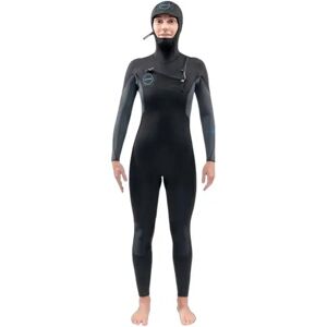 Dakine Wetsuits Dakine Mission Hooded 6mm Chest Zip Neoprenanzug Damen (Schwarz)