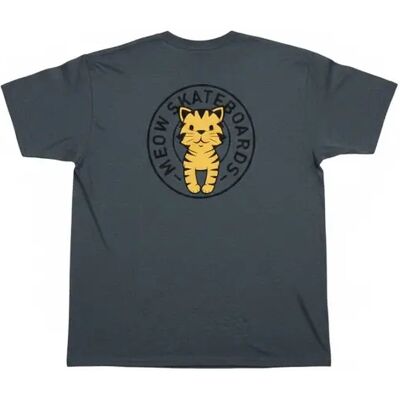 Meow Skateboards Meow Tabby Seal T-shirt (Dark Heather) Meow Skateboards Meow Tabby Seal T-shirt (Dark Heather)