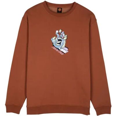 Santa Cruz Apparel Santa Cruz Screaming Scratched Hand Strip (Burnt Sienna) Santa Cruz Apparel Santa Cruz Screaming Scratched Hand Strip (Burnt Sienna)