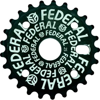 Federal Logo Solid BMX Sprocket (Schwarz - 25T) Federal Logo Solid BMX Sprocket (Schwarz - 25T)