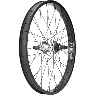 Mission BMX Honor 20" Cassette BMX Hinterrad (Silber - Left Side Drive) Mission BMX Honor 20" Cassette BMX Hinterrad (Silber - Left Side Drive)