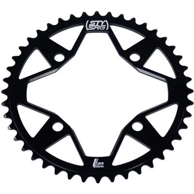Stay Strong 4-Schraube 7075 Aluminium BMX Kettenblatt (Schwarz - 48T) Stay Strong 4-Schraube 7075 Aluminium BMX Kettenblatt (Schwarz - 48T)