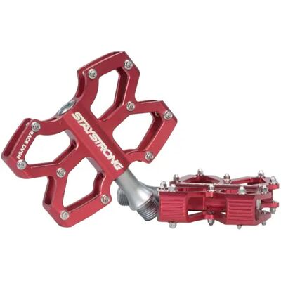 Stay Strong Axis Mini Pedale Schwarz BMX Pedale (Rot) Stay Strong Axis Mini Pedale Schwarz BMX Pedale (Rot)
