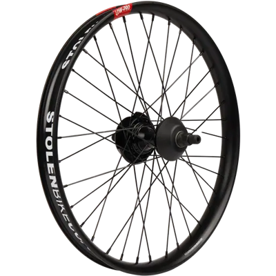 Stolen 20" Hive-Lowpro 36H Cassette BMX Hinterrad (Schwarz - Left hand drive) Stolen 20" Hive-Lowpro 36H Cassette BMX Hinterrad (Schwarz - Left hand drive)