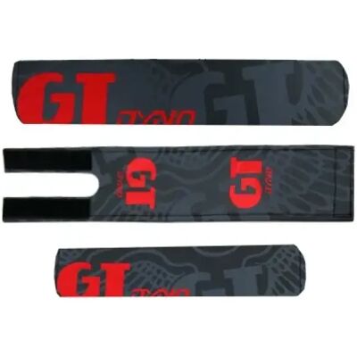 GT BMX Protektoren-Set (Schwarz/Rot) GT BMX Protektoren-Set (Schwarz/Rot)