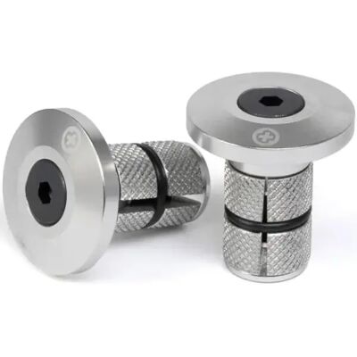 Saltbmx Aluminium CNC 6061-T6 Griffenden in Silber - Leicht & Robust Saltbmx Aluminium CNC 6061-T6 Griffenden in Silber - Leicht & Robust