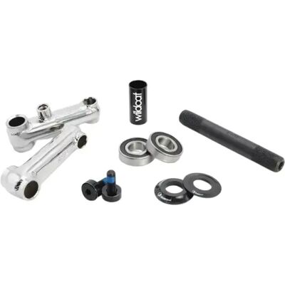 Wildcat Mini BMX 3-Piece Crank Kit (89mm - Silber) Wildcat Mini BMX 3-Piece Crank Kit (89mm - Silber)
