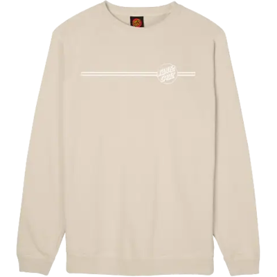 Santa Cruz Apparel Santa Cruz Opus Dot Crew (Chalk) Santa Cruz Apparel Santa Cruz Opus Dot Crew (Chalk)