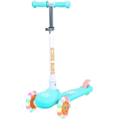 Kinderroller Core Foldy 3 Rolle (Teal/Peach) Kinderroller Core Foldy 3 Rolle (Teal/Peach)