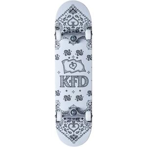 KFD Bandana Skateboard Komplettboard (Weiß)