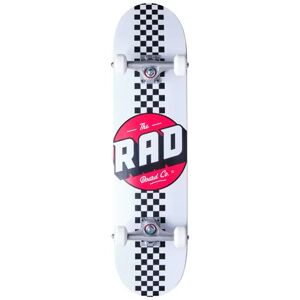 RAD Skateboards RAD Checker Stripe Skateboard Komplettboard (Weiß)