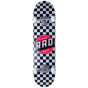 RAD Skateboards RAD Checkers Skateboard Komplettboard (Schwarz)