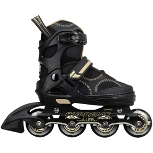 Supreme Venedig Einstellbare Rollschuhe - Schwarz/Gold - 35-38 - Unisex Supreme Venedig Einstellbare Rollschuhe - Schwarz/Gold - 35-38 - Unisex
