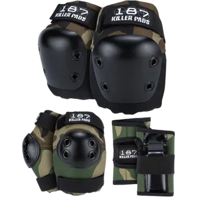 187 Killer Pads Junior Skate Pads 3 Stk. (Camo) 187 Killer Pads Junior Skate Pads 3 Stk. (Camo)
