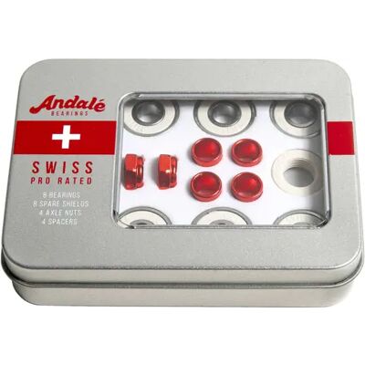 Andale - Swiss Tin Box 8 Pk - Weiß - Skateboard Bearings Andale - Swiss Tin Box 8 Pk - Weiß - Skateboard Bearings
