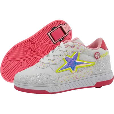 Breezy Rollers Breezy Neon Star Glitter Schuh Mit Rollen Breezy Rollers Breezy Neon Star Glitter Schuh Mit Rollen