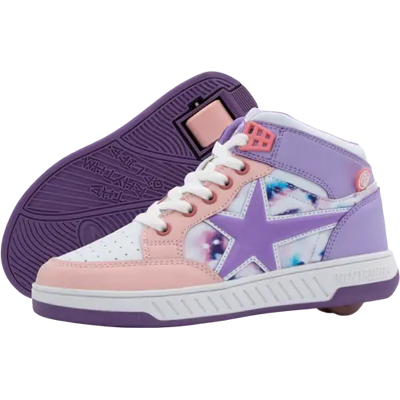 Breezy Rollers Breezy Skater Weiß/Lila Schuh Mit Rollen (Weiß) Breezy Rollers Breezy Skater Weiß/Lila Schuh Mit Rollen (Weiß)