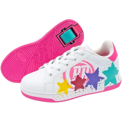 Breezy Rollers Breezy Star Splash Pink Roller Shoes Breezy Rollers Breezy Star Splash Pink Roller Shoes