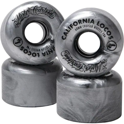 California Locos X Mister Cartoon Swirl Ink 78A Longboard Rollen (60mm - Metallic 78a) California Locos X Mister Cartoon Swirl Ink 78A Longboard Rollen (60mm - Metallic 78a)