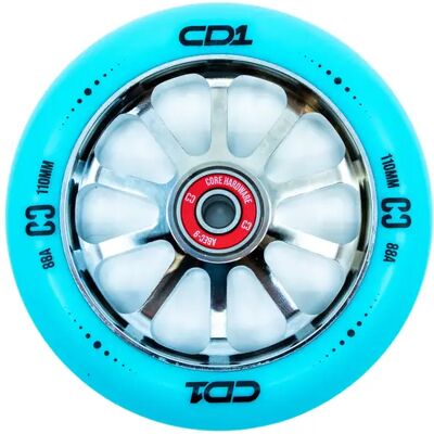 CORE CD1 Stunt Scooter Rolle (110mm - Blue/ Chrome) CORE CD1 Stunt Scooter Rolle (110mm - Blue/ Chrome)