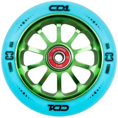 CORE CD1 Stunt Scooter Rolle (110mm - Blue/Lime) CORE CD1 Stunt Scooter Rolle (110mm - Blue/Lime)