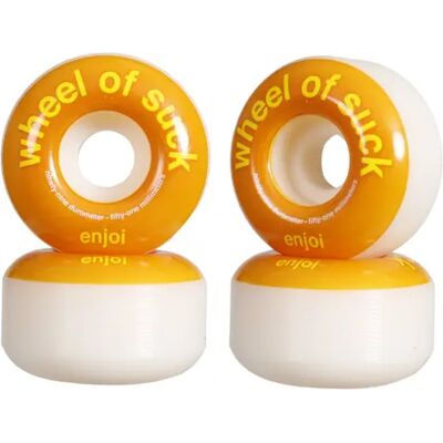Enjoi Wheel Of Suck 99A Skateboard Rollen 4 Stk. (51mm - Orange) Enjoi Wheel Of Suck 99A Skateboard Rollen 4 Stk. (51mm - Orange)