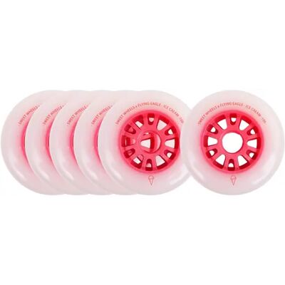 FlyingEagle Ice Cream Speed Inliner Rollen (100mm - Rot) FlyingEagle Ice Cream Speed Inliner Rollen (100mm - Rot)