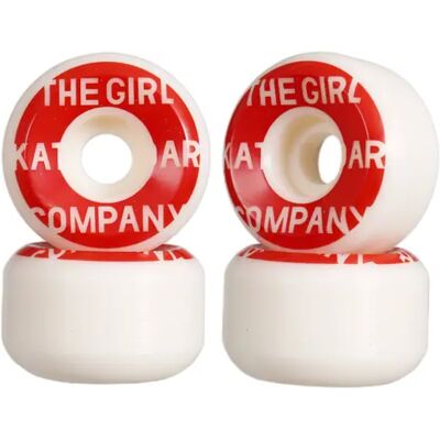 Girl Sans 99A Skateboard Rollen 4 Stk. (56mm - Weiß/Rot) Girl Sans 99A Skateboard Rollen 4 Stk. (56mm - Weiß/Rot)
