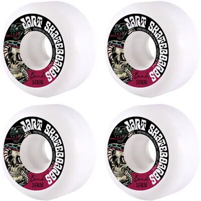 Jart Skateboards Jart Bondi 83B Skateboard Rollen 4 Stk. (54mm - Weiß/Schwarz/Pink) Jart Skateboards Jart Bondi 83B Skateboard Rollen 4 Stk. (54mm - Weiß/Schwarz/Pink)