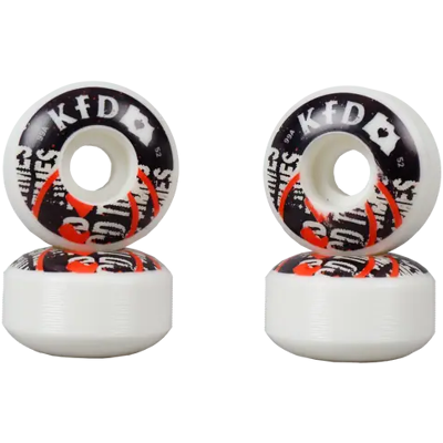 KFD DIY Skateboard Rollen 4 Stk. (52mm - Red) KFD DIY Skateboard Rollen 4 Stk. (52mm - Red)