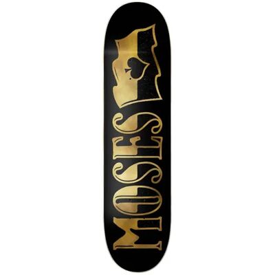 KFD Moses Adams Pro Skateboard-Deck - Nordamerikanischer Ahorn, 8.25" Gold - Skateboard-Deck KFD Moses Adams Pro Skateboard-Deck - Nordamerikanischer Ahorn, 8.25" Gold - Skateboard-Deck