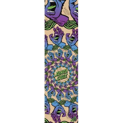MOB Grip MOB X Santa Cruz Skateboard Griptape (Clear Santa Cruz Mandala Hand) MOB Grip MOB X Santa Cruz Skateboard Griptape (Clear Santa Cruz Mandala Hand)