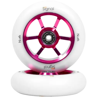 North Scooters North Signal Stunt Scooter Rollen 2 Stk. (Magenta / White) North Scooters North Signal Stunt Scooter Rollen 2 Stk. (Magenta / White)