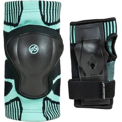 Powerslide Onesie Damen Knie Und Ellenbogenschoner 2 Stk. (Schwarz) Powerslide Onesie Damen Knie Und Ellenbogenschoner 2 Stk. (Schwarz)