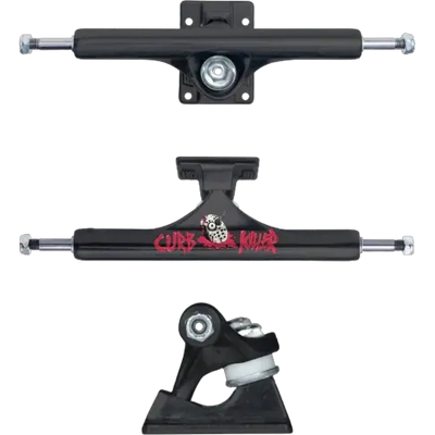 Slappy Trucks Slappy ST1 Curb Killer II Hollow Invert Skateboard Achse (Matte Black) Slappy Trucks Slappy ST1 Curb Killer II Hollow Invert Skateboard Achse (Matte Black)