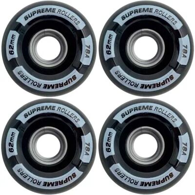 Supreme Rollers Quad Rollen 4 Stk. (62mm - Black) Supreme Rollers Quad Rollen 4 Stk. (62mm - Black)