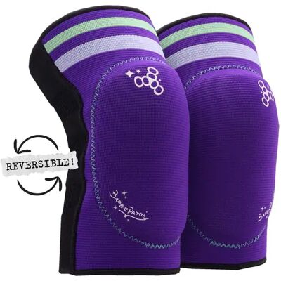 Triple Eight Barbie Patin Reversible Soft Knieschoner (Lila) Triple Eight Barbie Patin Reversible Soft Knieschoner (Lila)